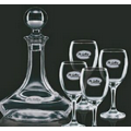 Elegance Decanter with 4 Wine Glasses